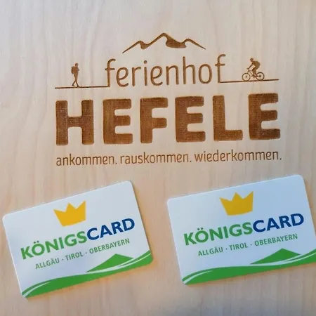 Hefele Schwansee Mit Koenigscard Апартаменты *